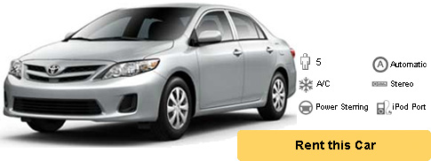 Toyota Corolla - Vehicle Rental