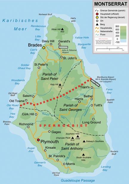 Map Montserrat